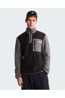 Giacca in pile Yumiori con cerniera a 1/4 da uomo TNF Black-Smoked Pear NF0A883SWOO1 WOO1 THE NORTH FACE 