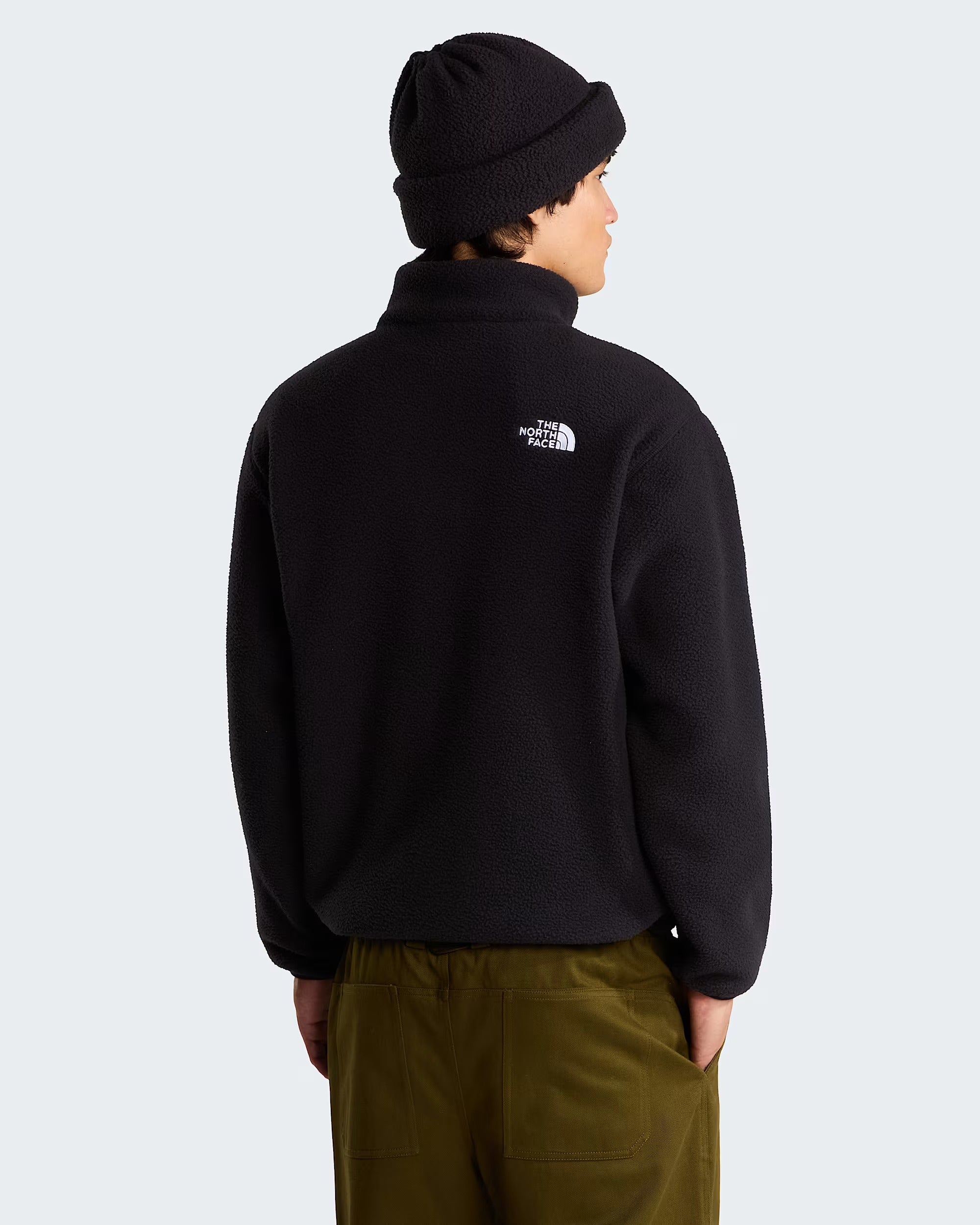 Pile con cerniera integrale TNF Fleeski da uomo black NF0A88XQJK31 JK31 THE NORTH FACE 