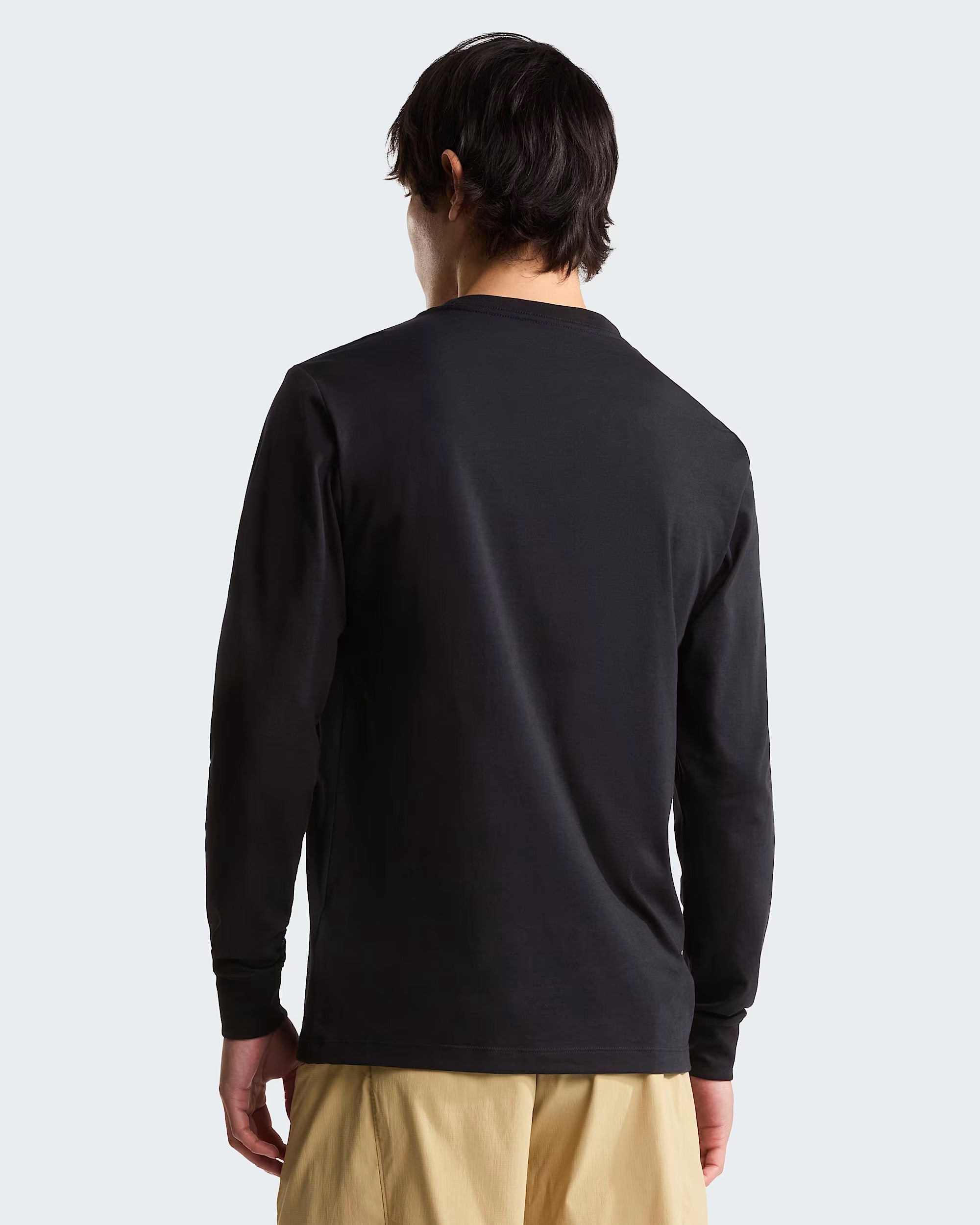 T-shirt a maniche lunghe Evolution Simple Dome Regular da uomo black NF0A8EU3 JK31 THE NORTH FACE 