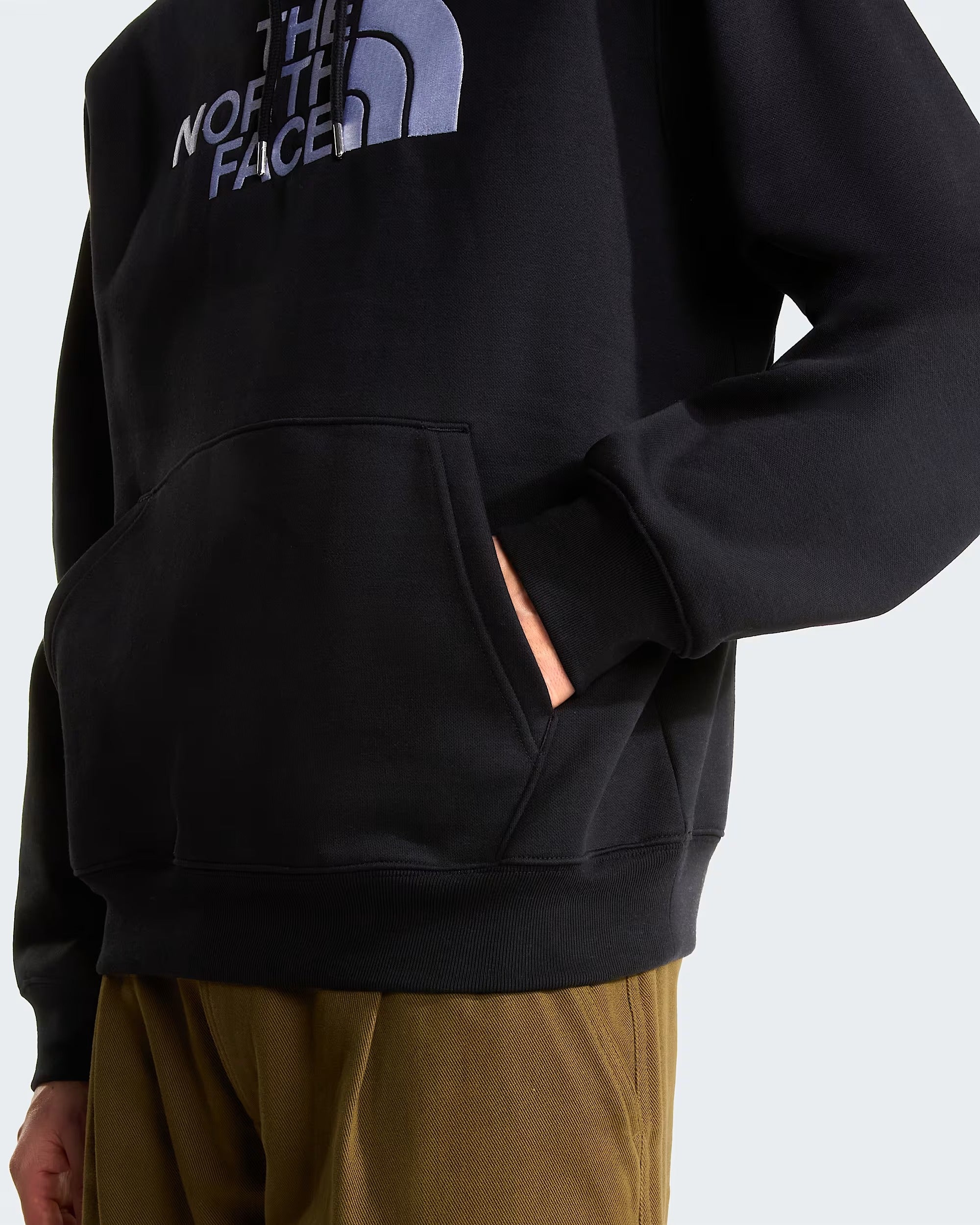 Felpa con cappuccio TNF Essential Drew Peak Regular da uomo black NF0A8FDA JK31 THE NORTH FACE 