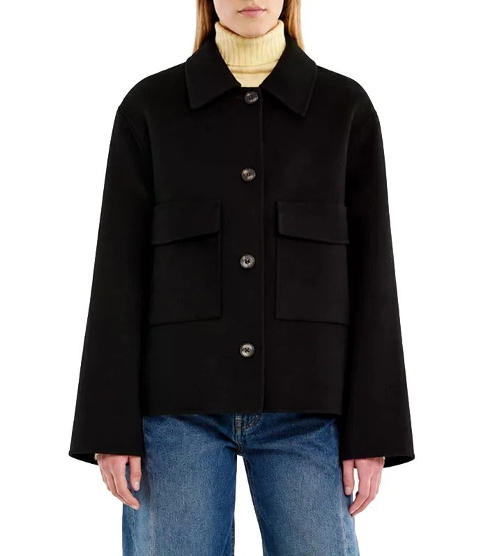 Vicolo Cappotto da Donna - Nero - Tac0010 TAC0010 NERO VICOLO 