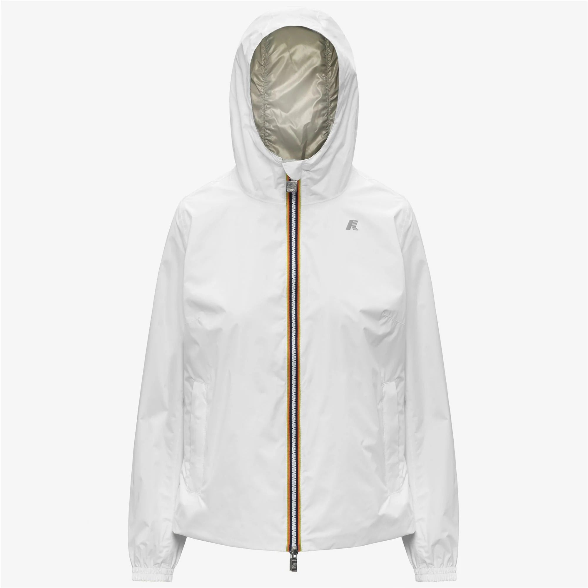 LIL 2.0 PLUS.2 REVERSIBLE<BR/>WHITE-BEIGE LT K21348W AOM K-WAY 