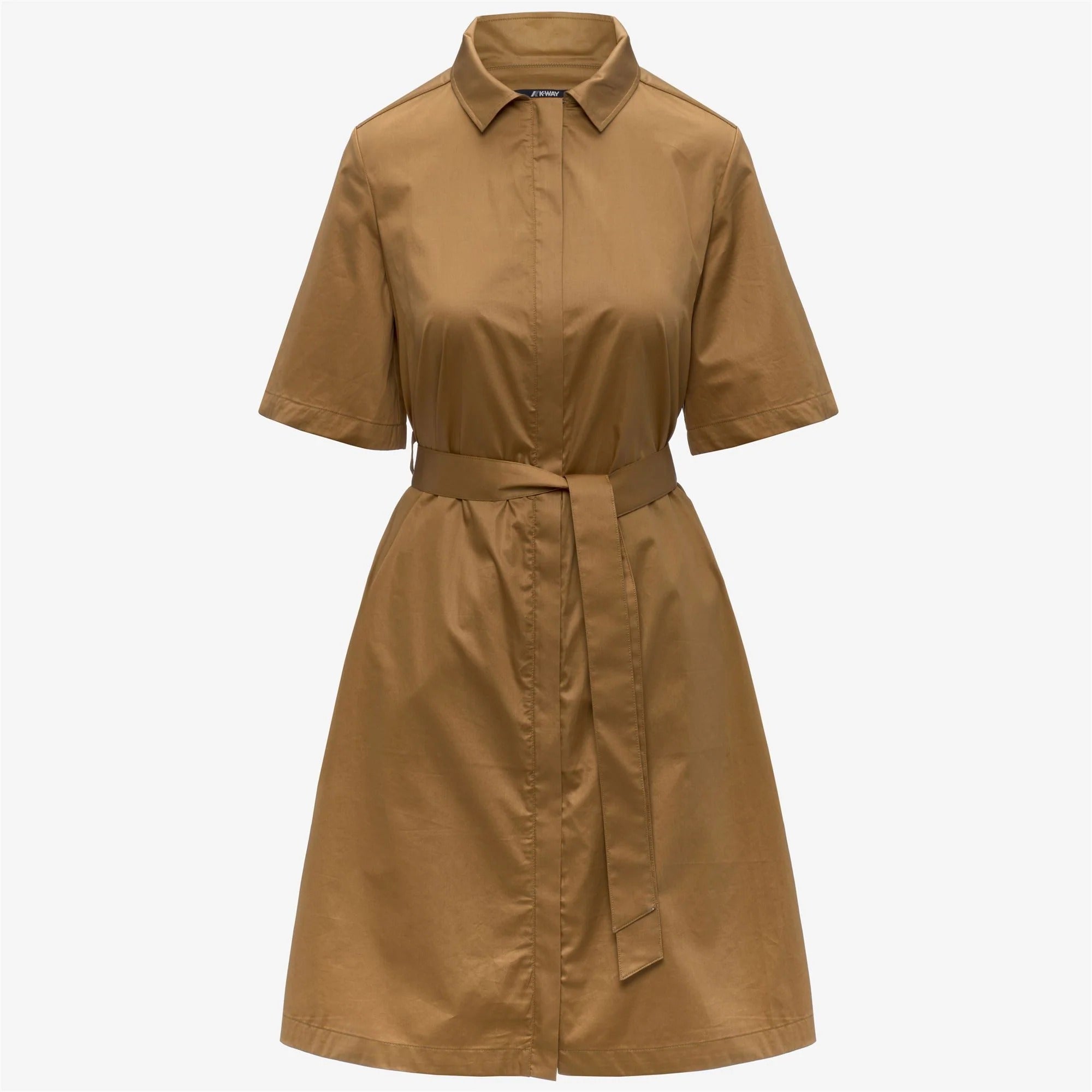 NOUAILLE SHINY COTTON<BR/>BROWN BISTRE K2147IW V04 K-WAY 