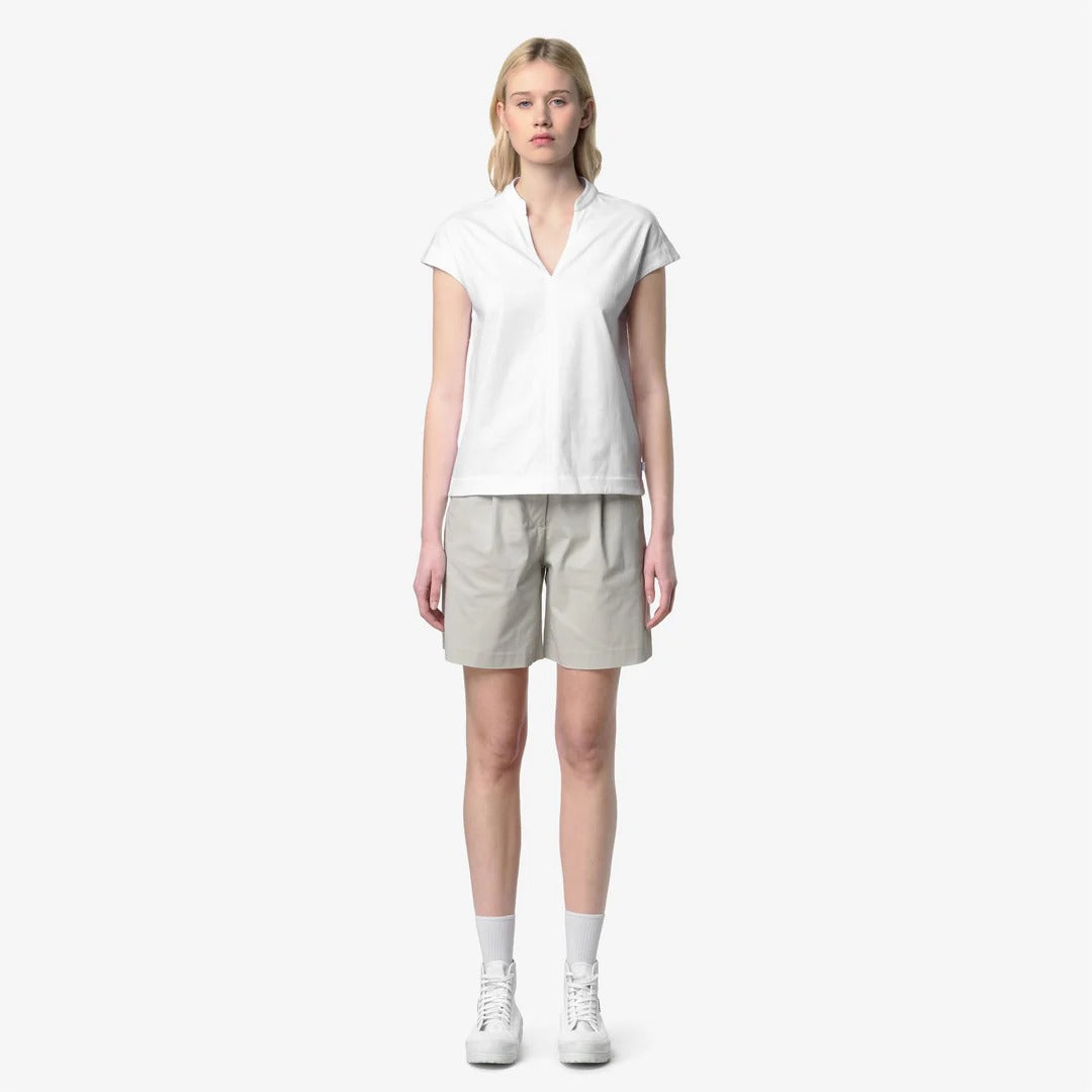 ISELE JERSEY<BR/>WHITE K5137MV 001 K-WAY 