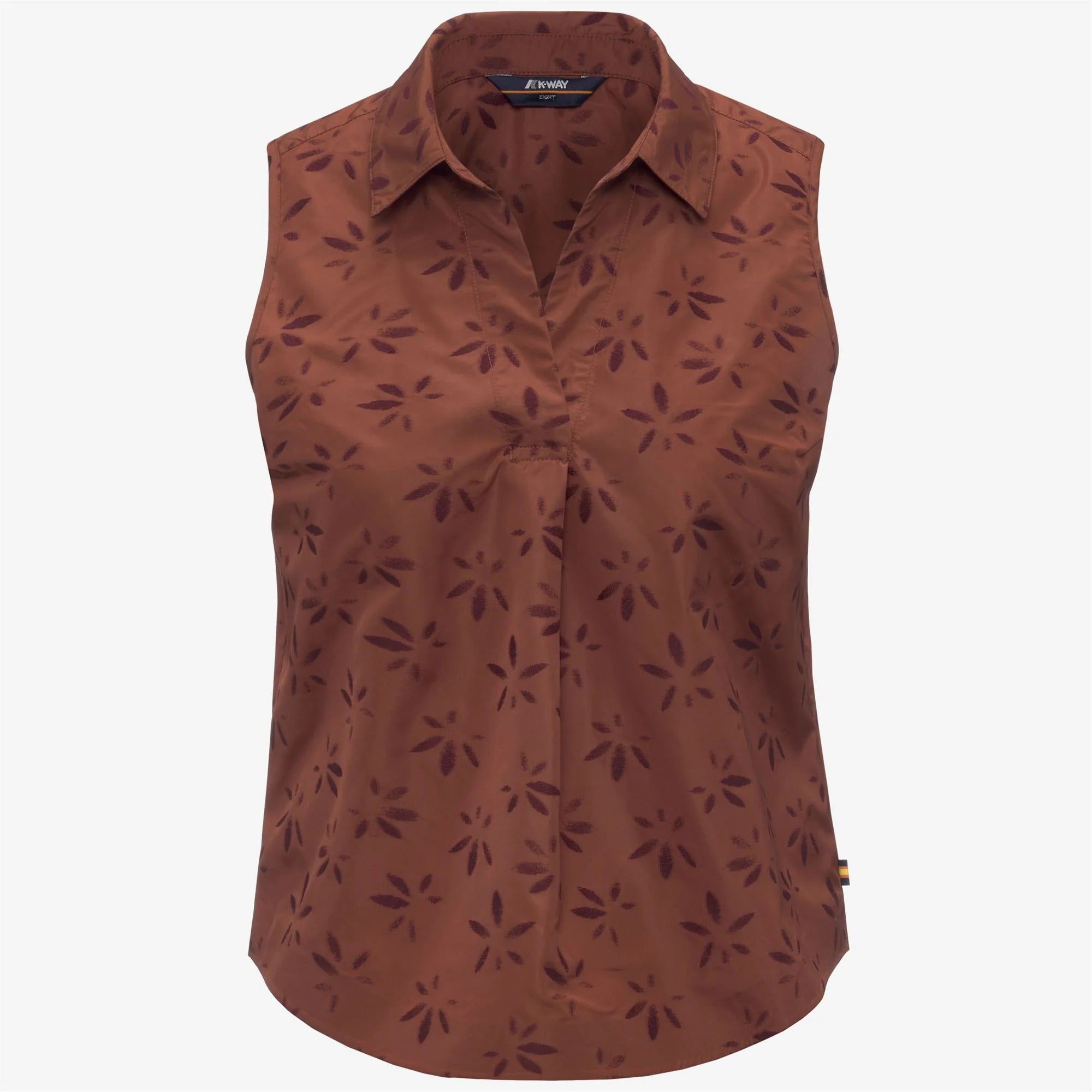ANTY EMBY JACQUARD<BR/>BROWN-VIOLET JACQUARD K7137PW C39 K-WAY 
