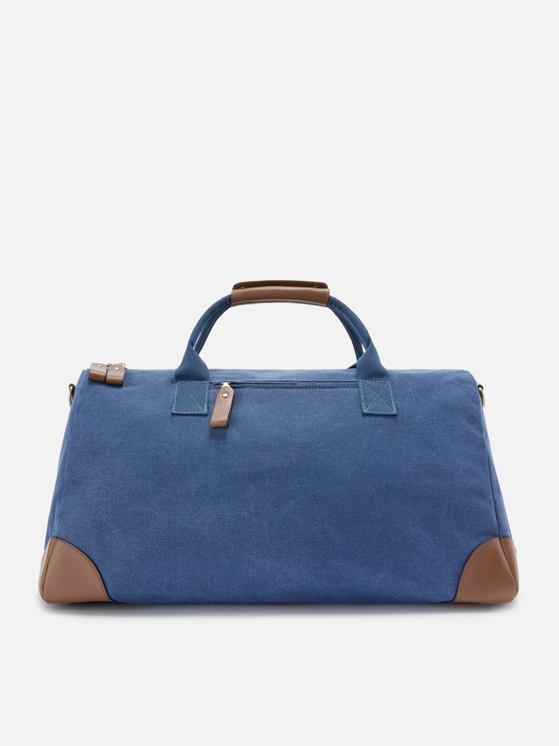 Borsone Daily in misto cotone navy con logo ricamato DALB001 00244L MC2 SAINT BARTH 