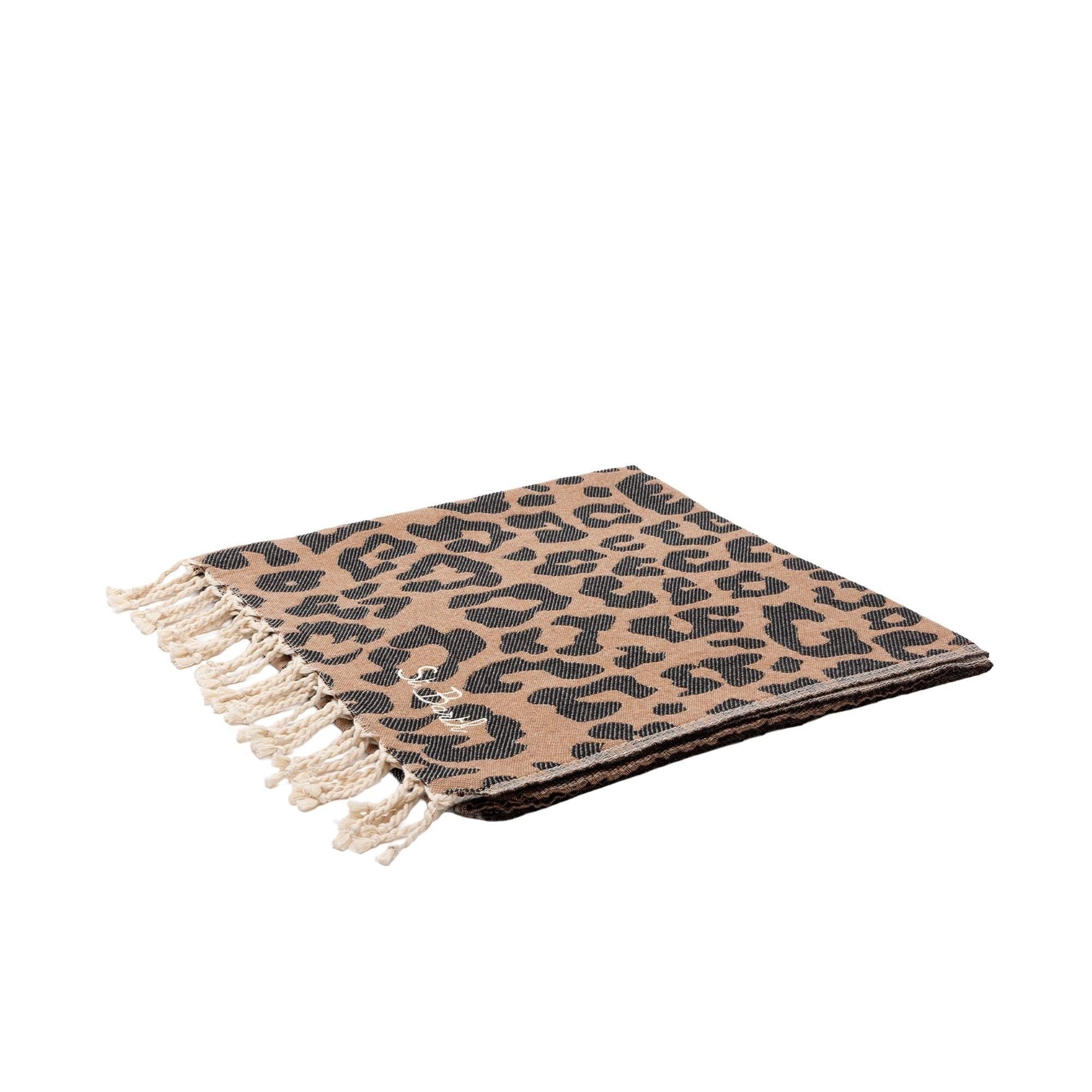 MC2 SAINT BARTH<BR/> Telo mare leopardato FOUT00902712L FOUT009 02712L MC2 SAINT BARTH 