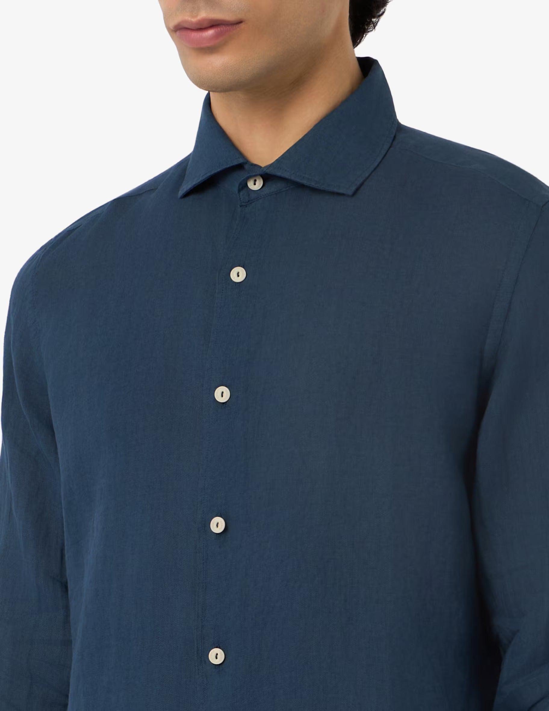 MC2 Saint Barth<BR/>Camicia manica lunga Pamplona Blue Navy PAMP001 00119L MC2 SAINT BARTH 