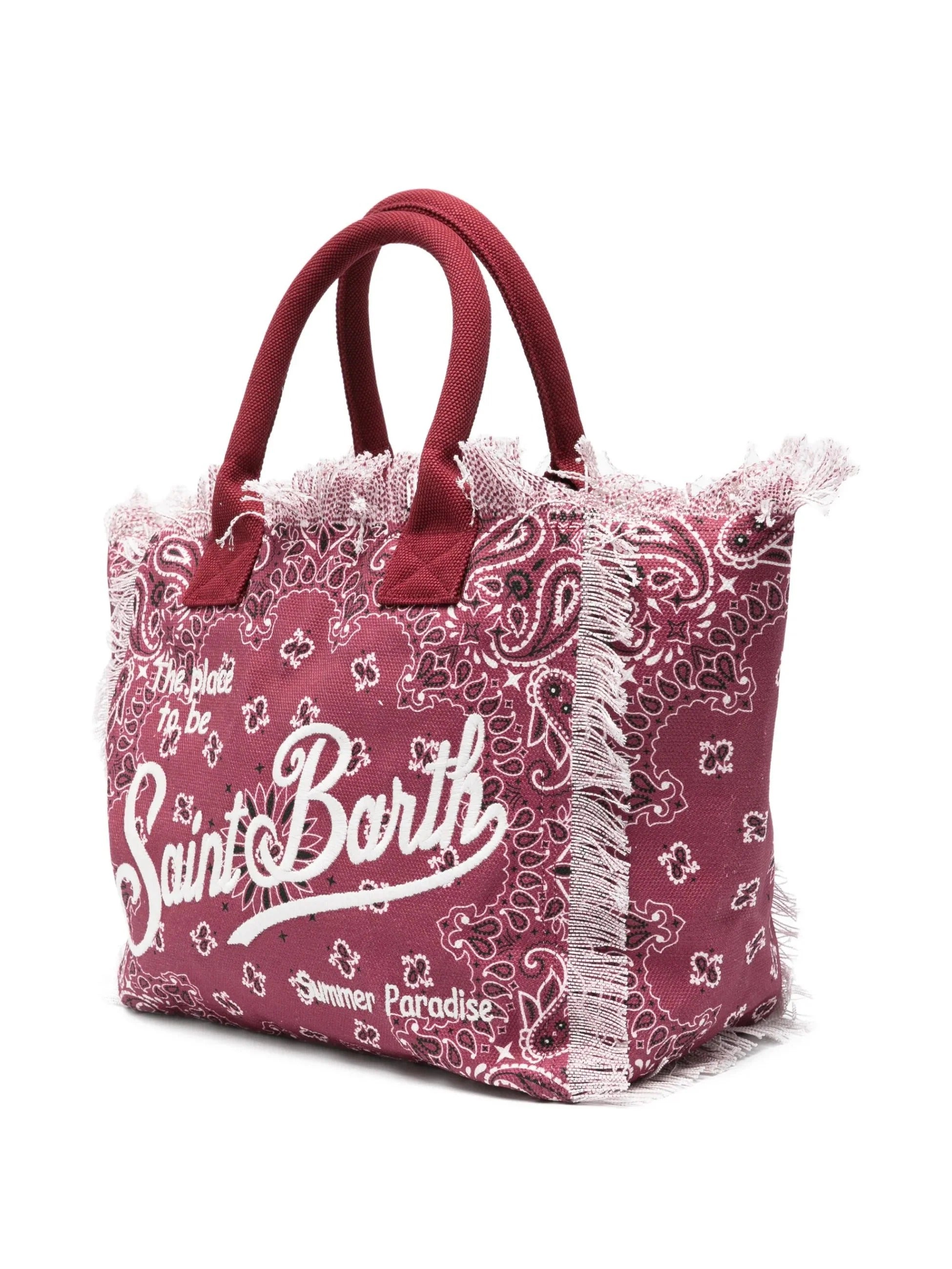 BORSA VANITY BANDANA BORDOAUX SAINT BARTH VANI001 09486L MC2 SAINT BARTH 