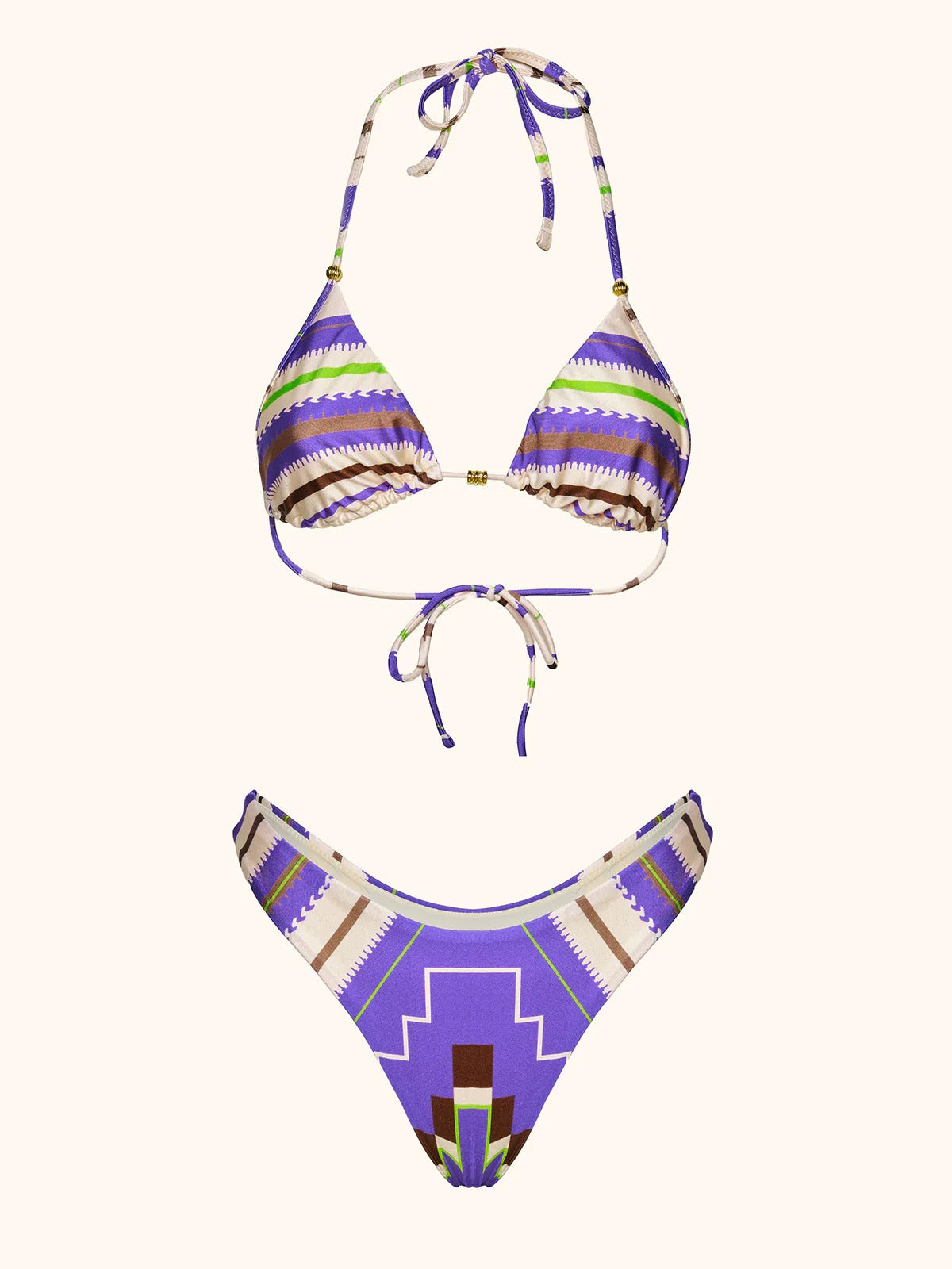 Bikini Donna Me fui Triangolo con Slip Americano fisso Fantasia SW0510-X35 MF26-SW0510 X35 ME FUI 