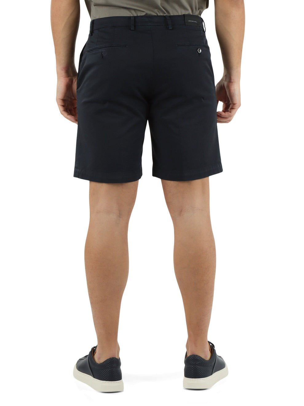 Bermuda Uomo Michael Coal in Cotone Pima Stretch navy MCCHD2563S26B 016 MICHAEL COAL 
