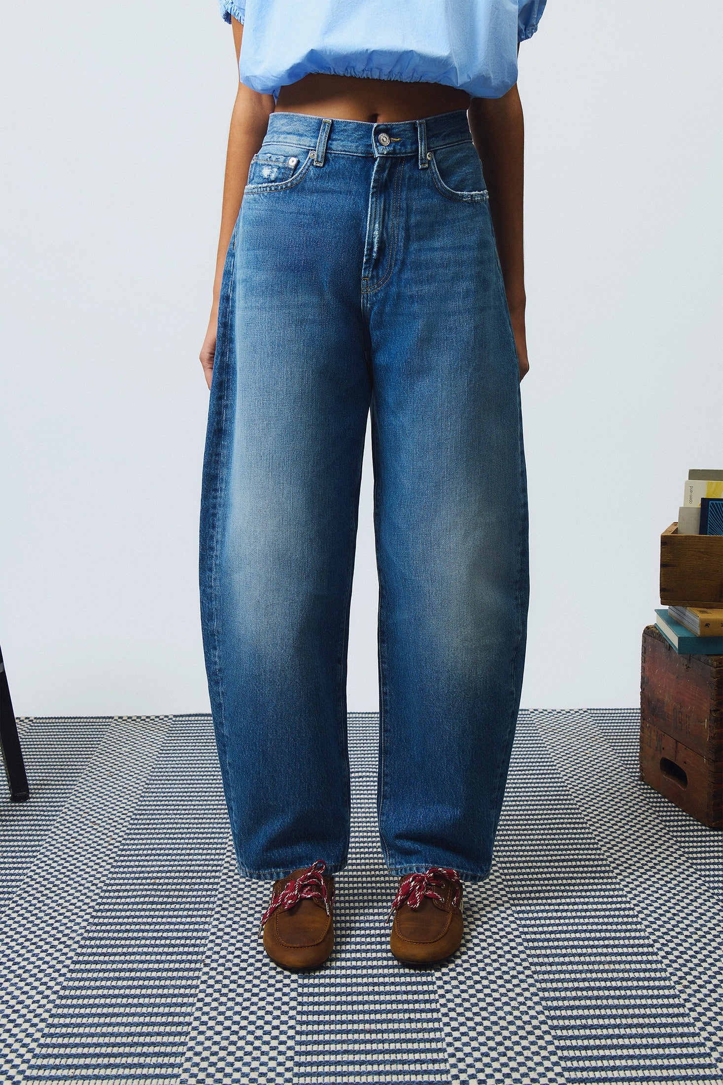 Jeans baloon denim b52 RND90200D6541363 C0999 ROY ROGER'S 