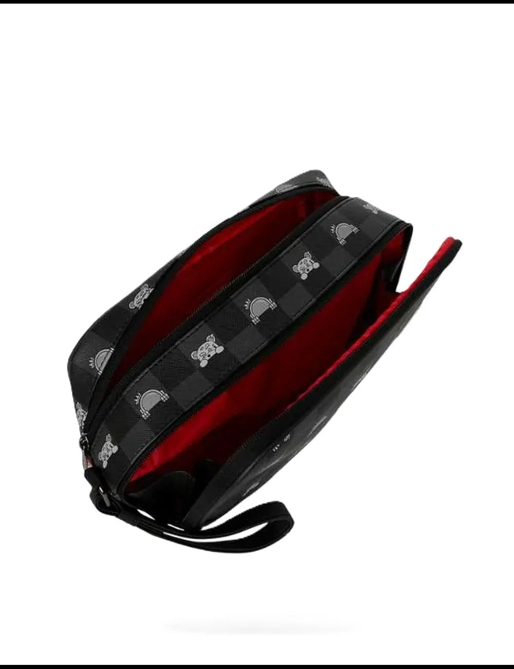 Sprayground<BR/>Pochette in ecopelle Gray Peeking Character Check 910B8914NSZ 910B8914NSZ V.UNICA SPRAYGROUND 