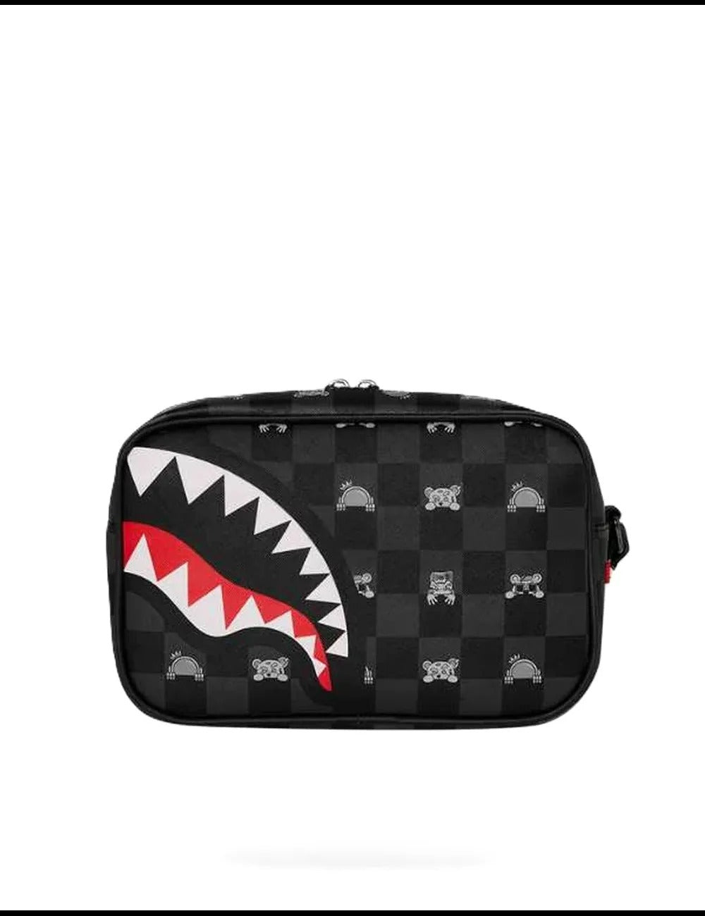 Sprayground<BR/>Pochette in ecopelle Gray Peeking Character Check 910B8914NSZ 910B8914NSZ V.UNICA SPRAYGROUND 