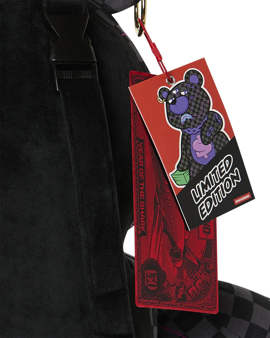 ZAINO CON ORSO E SLIME VIOLA CHE CONQUISTA L'ORSO 910B9012NSZV.UNICA 910B8958NSZ V.UNICA SPRAYGROUND 