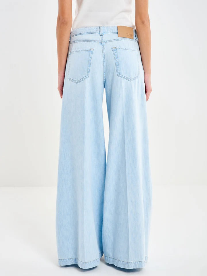Vicolo Jeans Madison Wide Leg Chiaro DAB5023 DENIM CHIARO VICOLO 