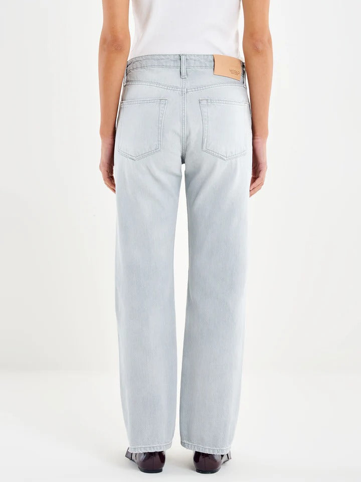 VICOLO Jeans Zoe Bottoni Gioello Grigio DAB5110 DENIM GRIGIO VICOLO 