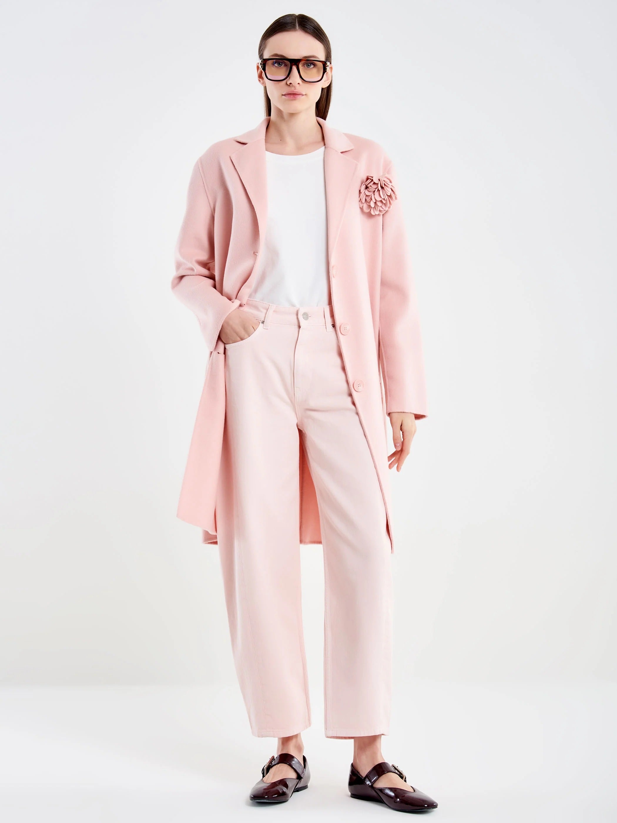 VicoloJeans Chiara Barrel Rosa DAB5150 30 VICOLO 