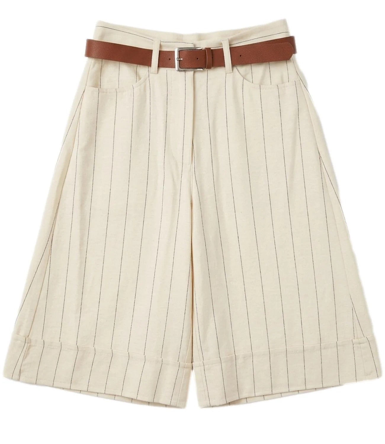 Vicolo Bermuda da Donna - Panna - Tab1674 TAB1674 BURRO/NERO VICOLO 