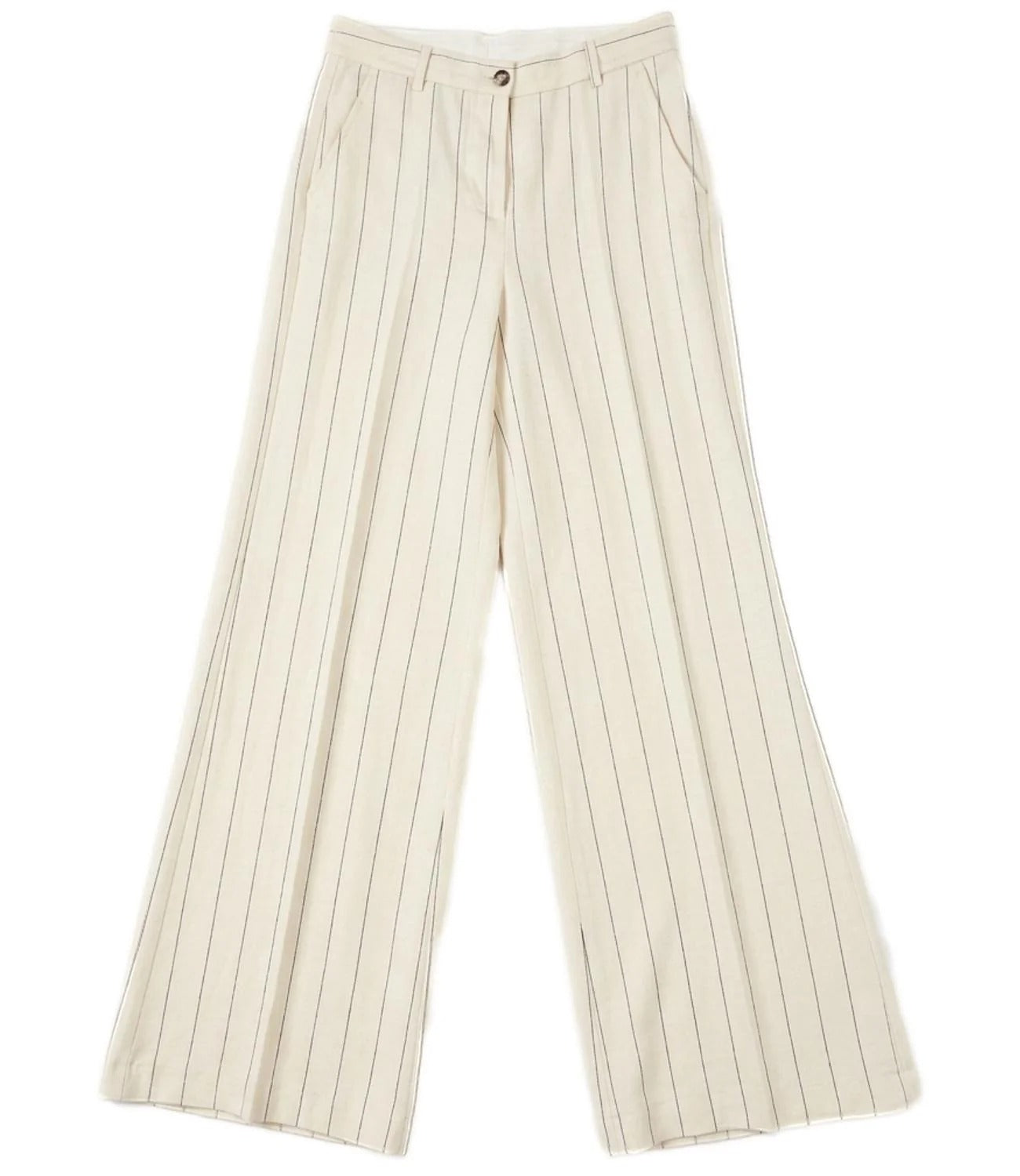 Vicolo Pantalone da Donna - Panna - Tab1675 TAB1675 BURRO/NERO VICOLO 