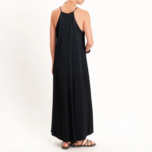 Vicolo-Abito vogatore in satin - nero TAB2585 NERO VICOLO 