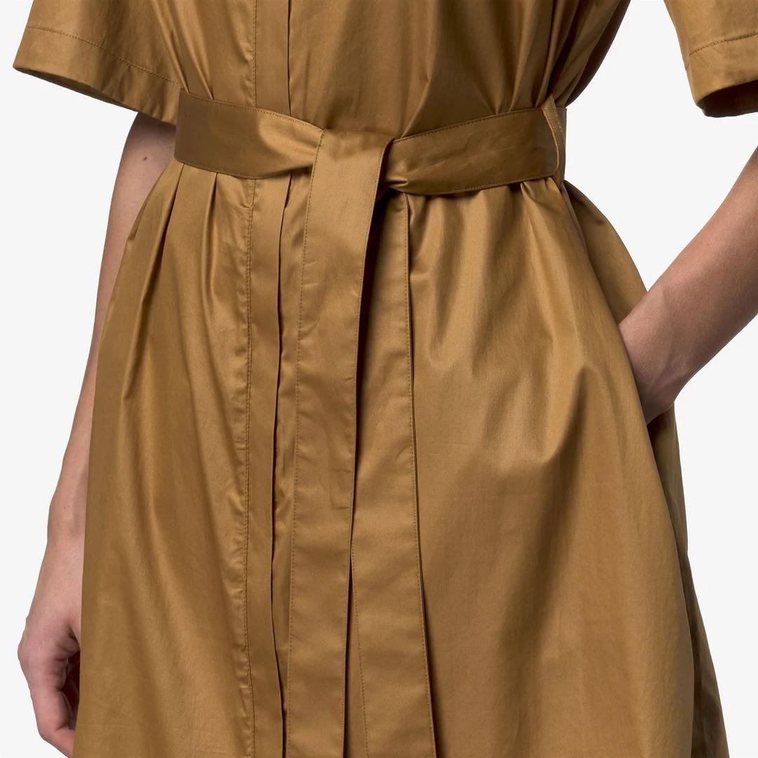 NOUAILLE SHINY COTTON<BR/>BROWN BISTRE K2147IW V04 K-WAY 