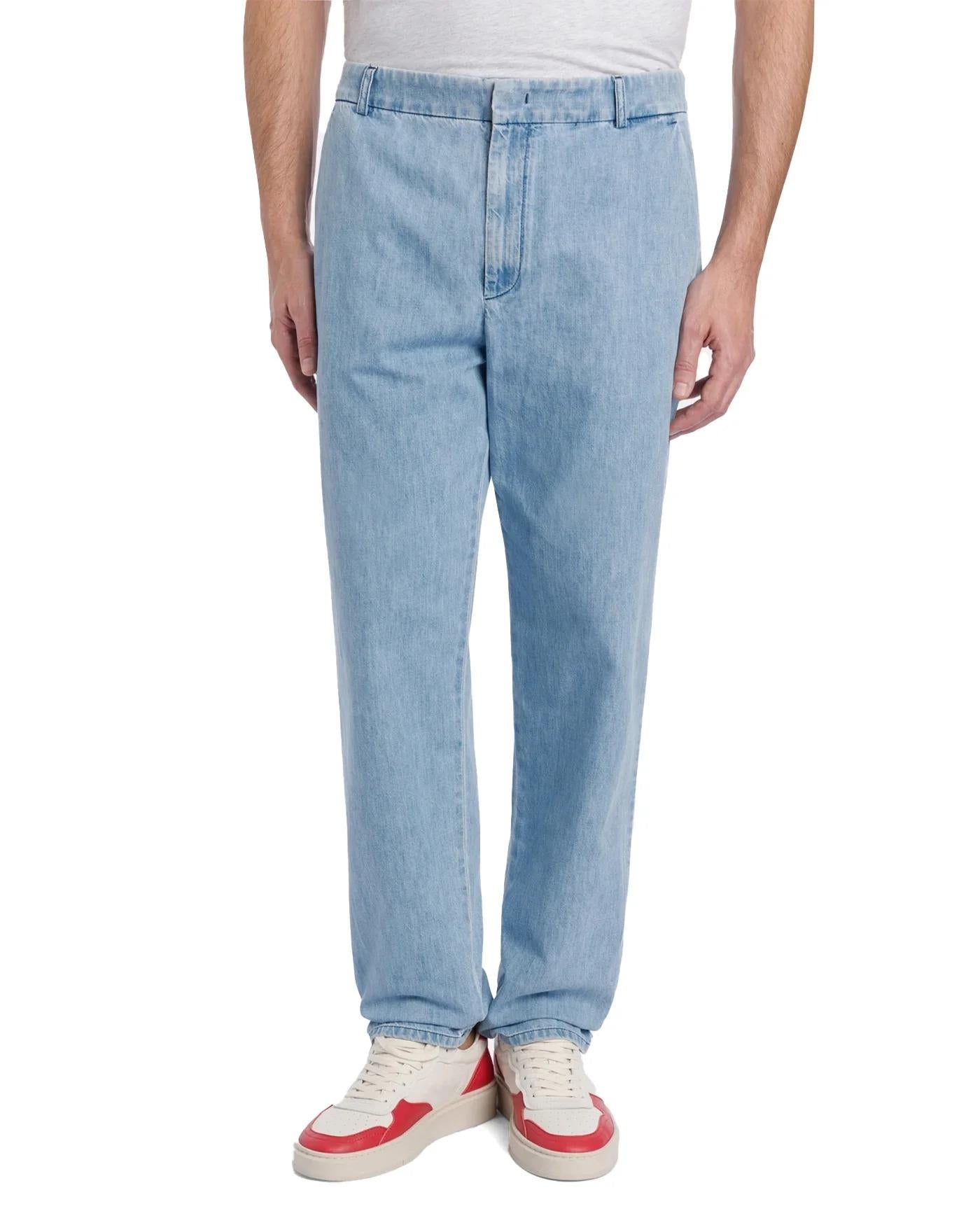 Pantaloni James dalla vestibilità ampia in denim rigido UP636-DFE334U-MI4 800 DONDUP 