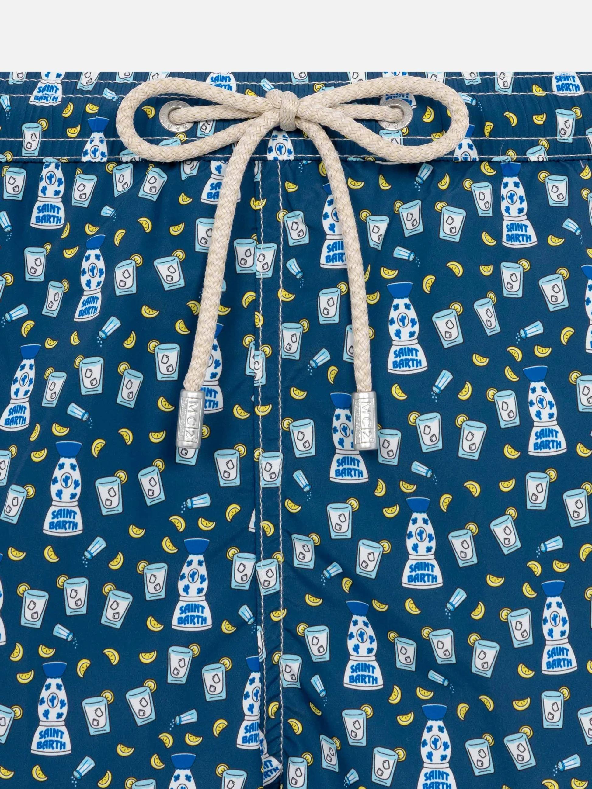 Costume mare Lighting in tessuto leggero con stampa tequila LIG0003 07667L MC2 SAINT BARTH 