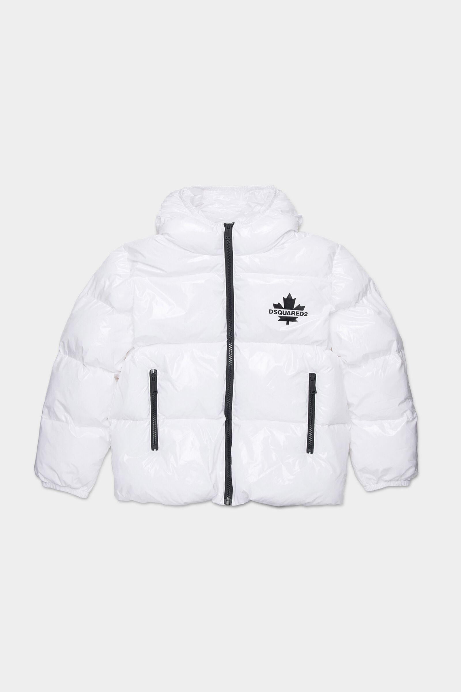 D2Kids Junior Shiny Puffer bianco DQ3042-D0ADY DQ100 DSQUARED KID 