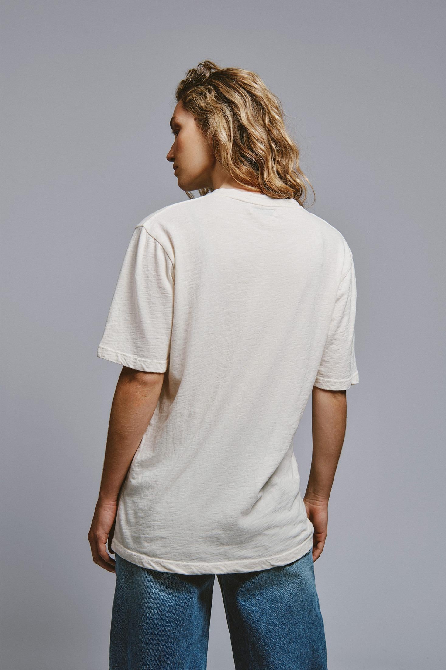 EVA X ROY ROGER'S- T-SHIRT MONTAUK IN JERSEY BIANCA RND90378CT47XXXX C0021 ROY ROGER'S 