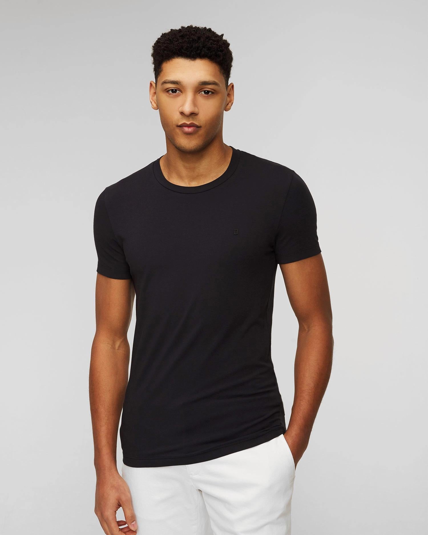 T-shirt bianca da uomo Dondup Blu US221-JS0125U-ZL4 890 DONDUP 