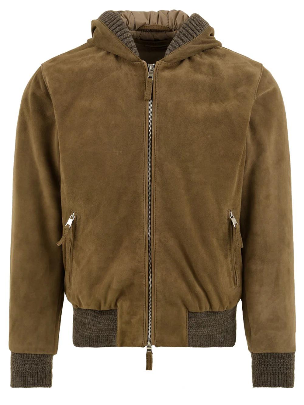 Giubbotto Jonathan Suede THE JACK LEATHERS Uomo - Palude JNTN 714 THE JACK LEATHERS 