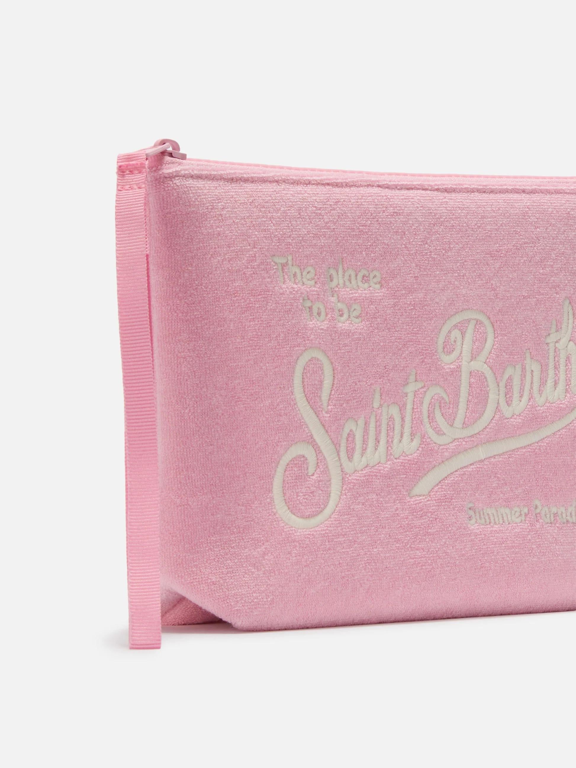 Pochette Aline effetto spugna rosa ALI0003 03027L MC2 SAINT BARTH 