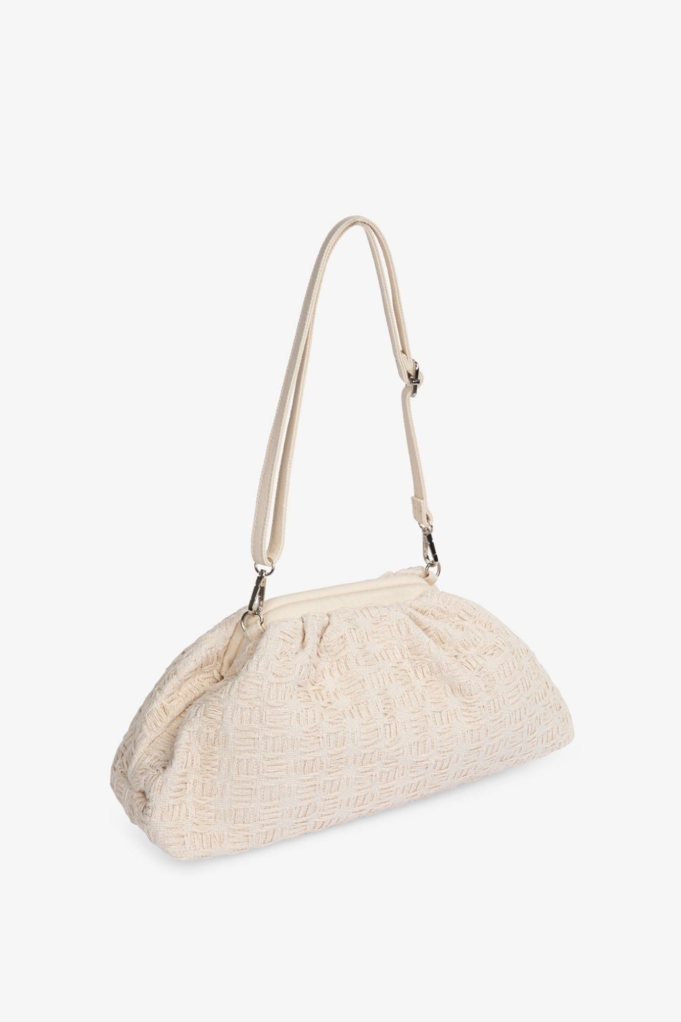 Maxi Pochette Ricamo Logo  Beige - Gaëlle Paris GAACW03181-BFL0001 BE00 GAELLE 