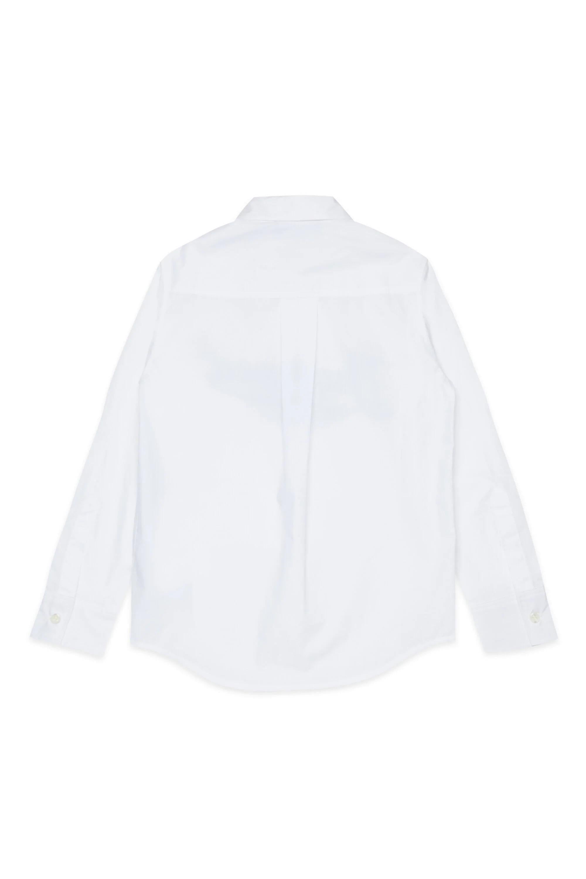 DSQUARED2<BR/>Cmicia a maniche lunghe con logo bianca DQ3225-D007D DQ100 DSQUARED KID 