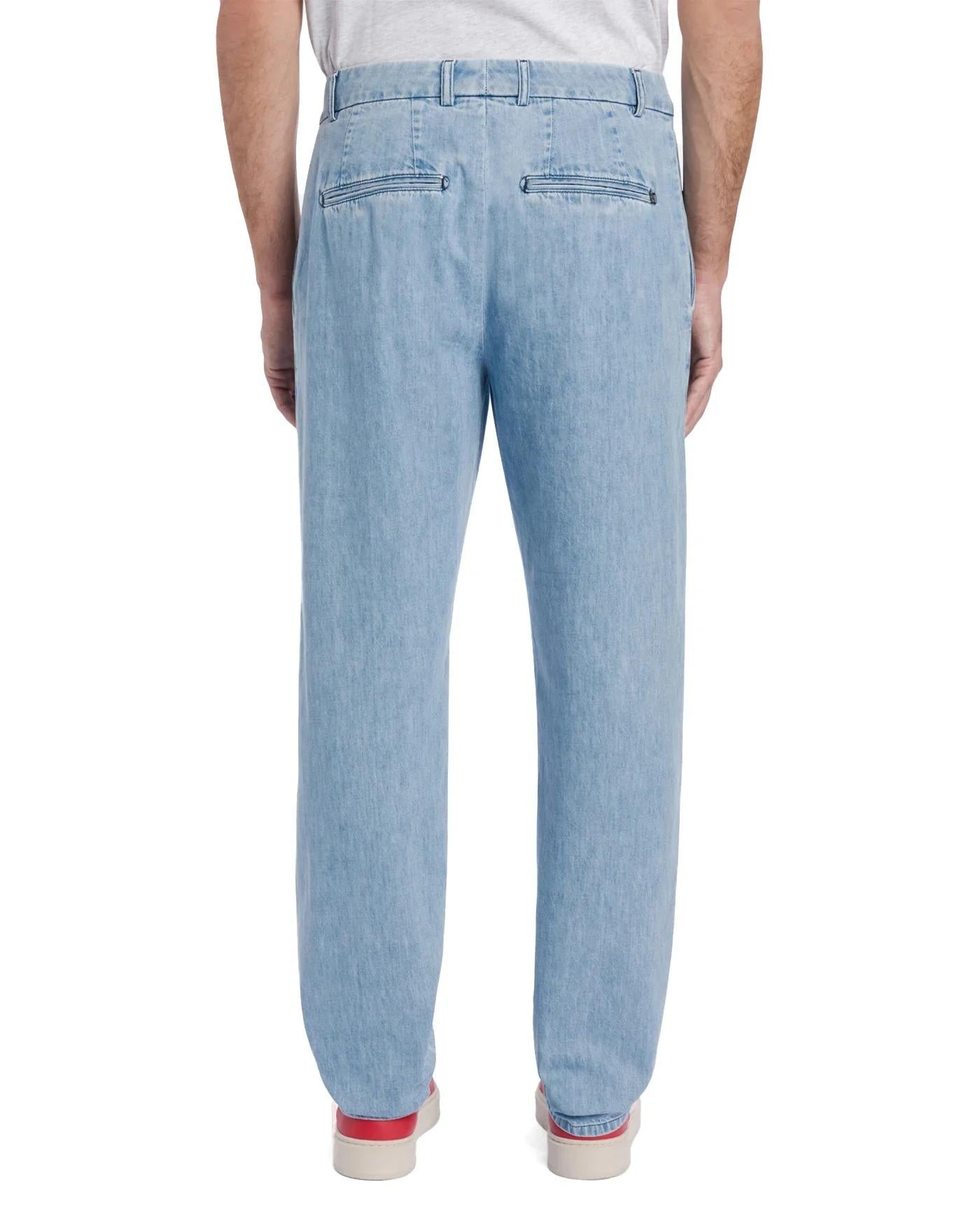 Pantaloni James dalla vestibilità ampia in denim rigido UP636-DFE334U-MI4 800 DONDUP 