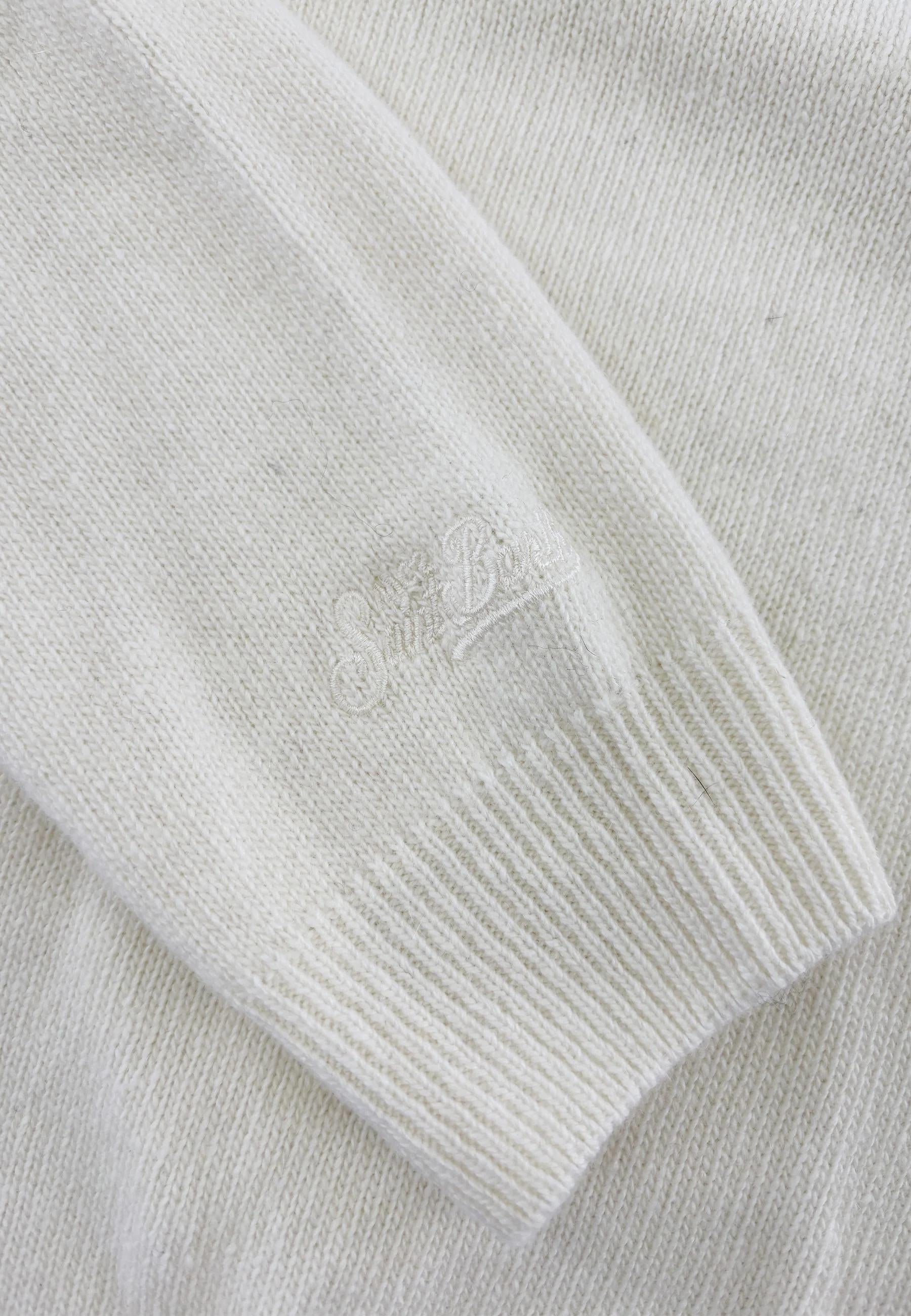 Mc2 saint barth Maglia Girocollo Sbatti Party Panna PRC0001 01902I MC2 SAINT BARTH 