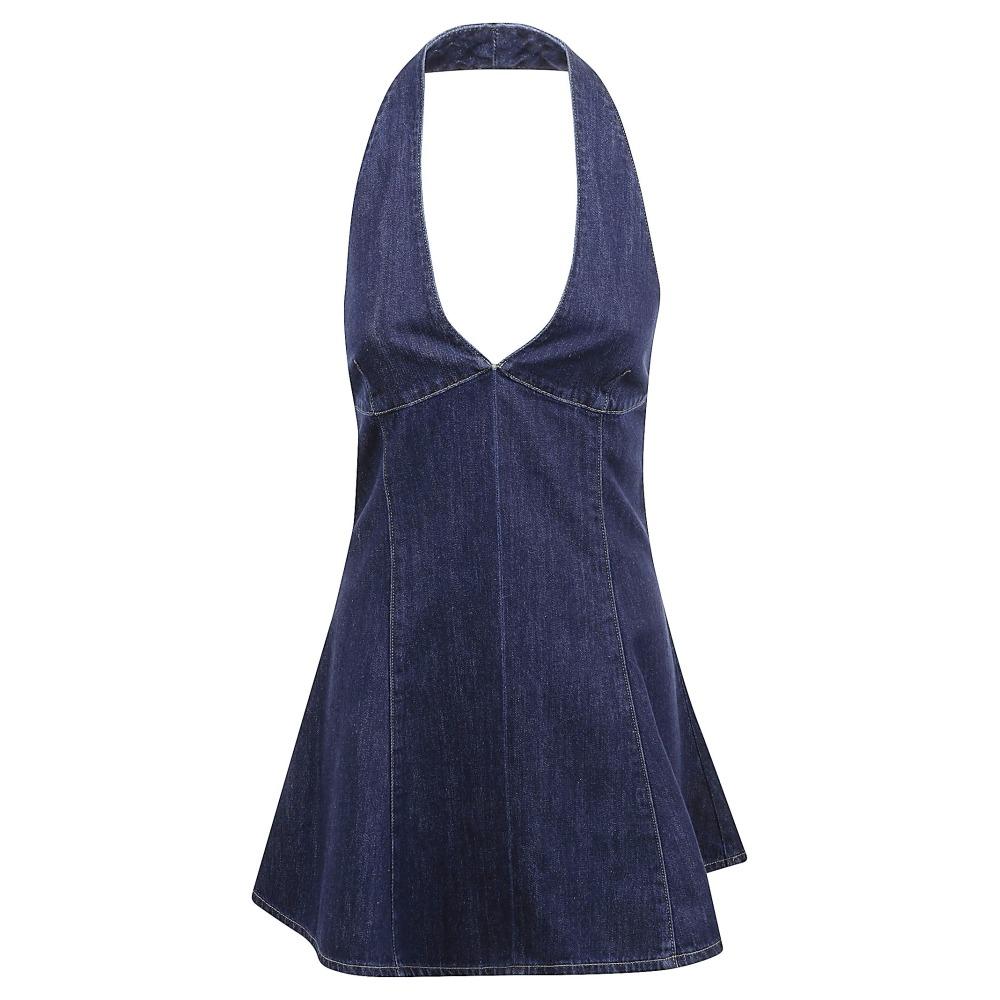 Abito Corto Donna Thalita Denim MC2 SAINT BARTH TLI000108397L TLI0001 08397L MC2 SAINT BARTH 