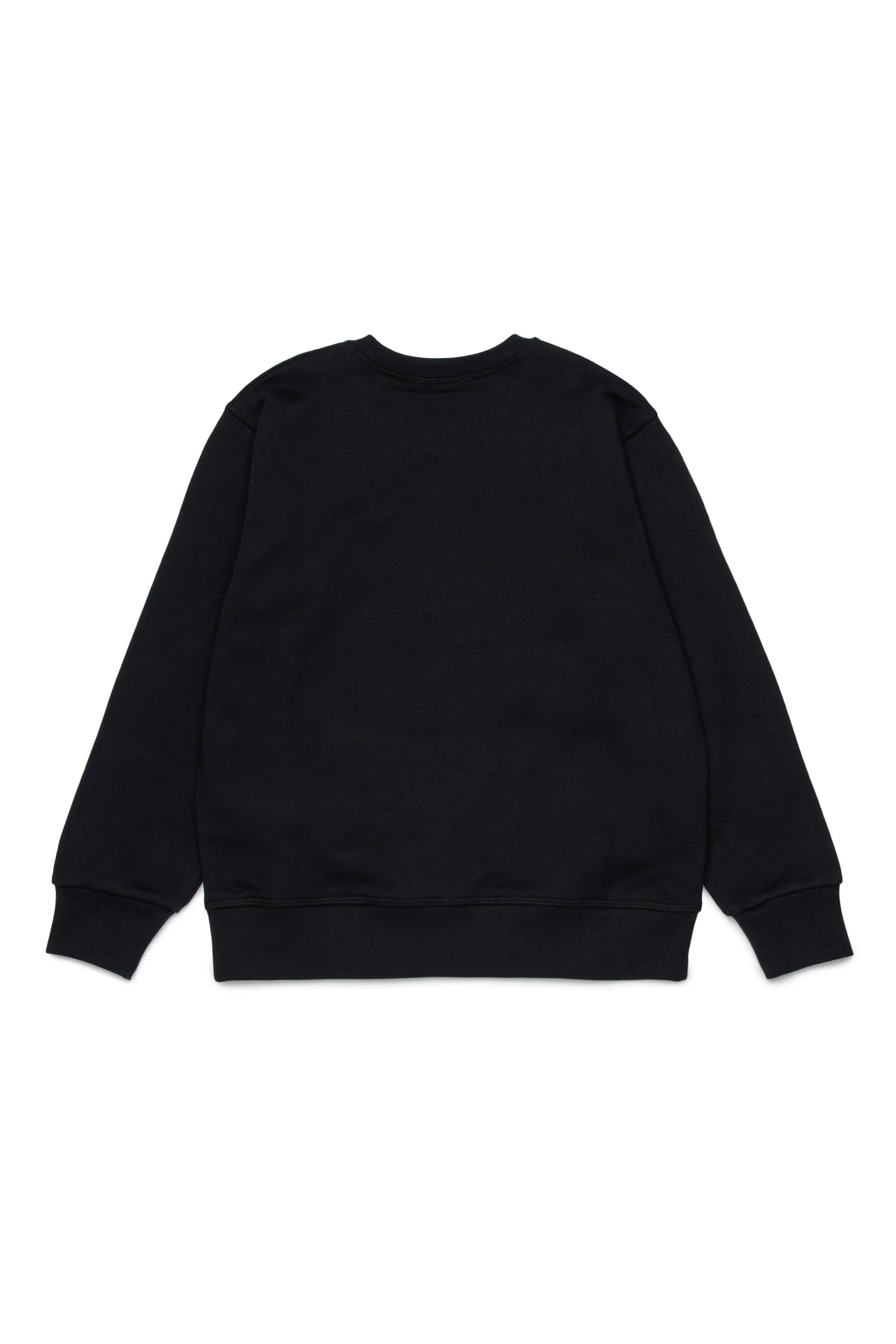 DSQUARED2<BR/>Felpa girocollo con logo nera DQ31932-D0AGW DQ900 DSQUARED KID 