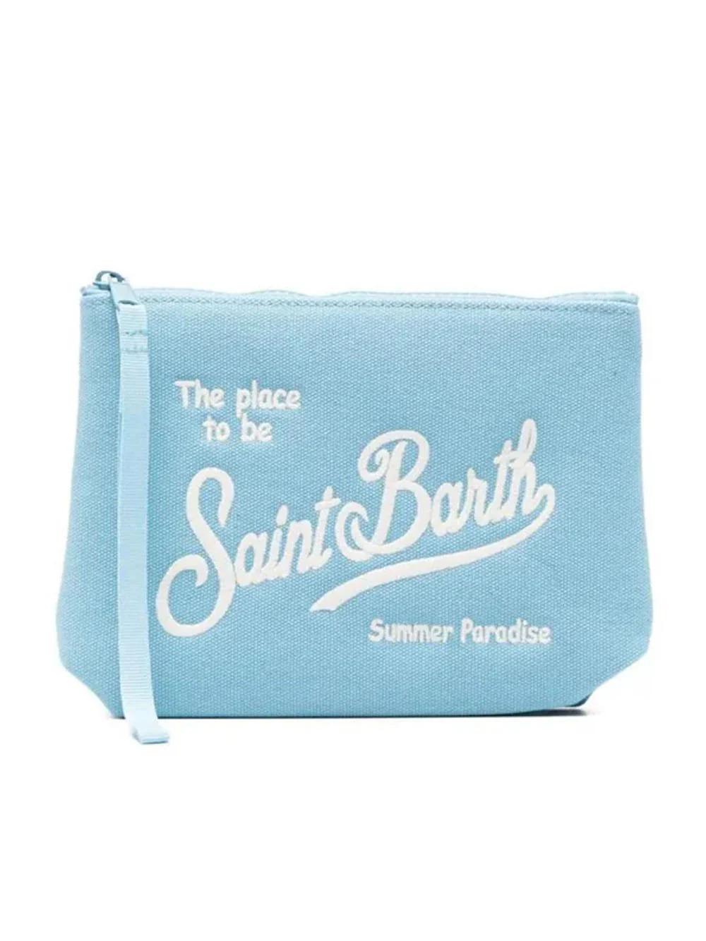 Aline Pochette in canvas CELESTE ALI0047 01267L MC2 SAINT BARTH 