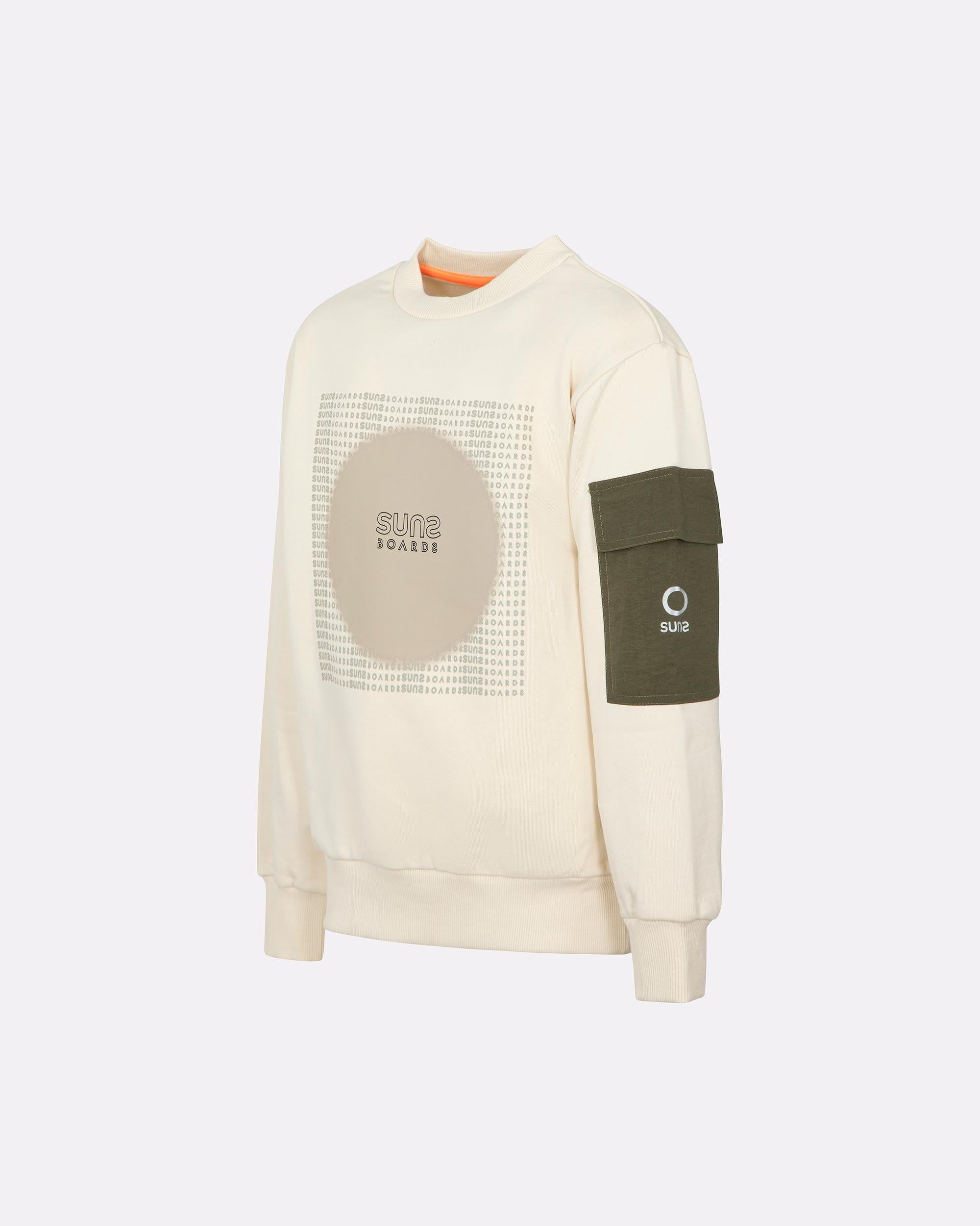 Felpa Suns  gipo round off white MFS6307U OFF WHITE SUNS 