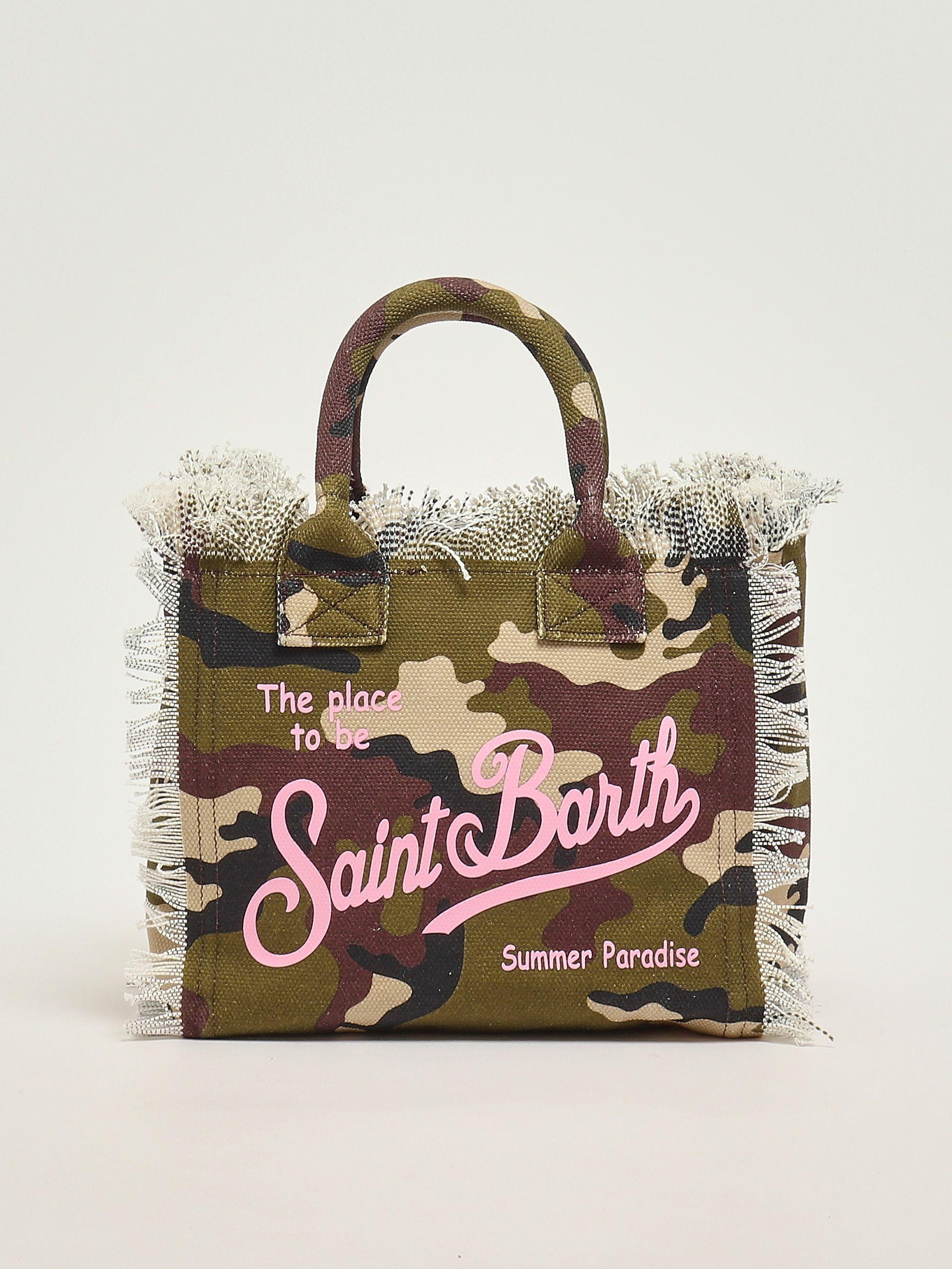 MC2 SAINT BARTH<BR/>Borsa donna Colette in canvas Mimetic COL000103477L COL0001 03477L MC2 SAINT BARTH 