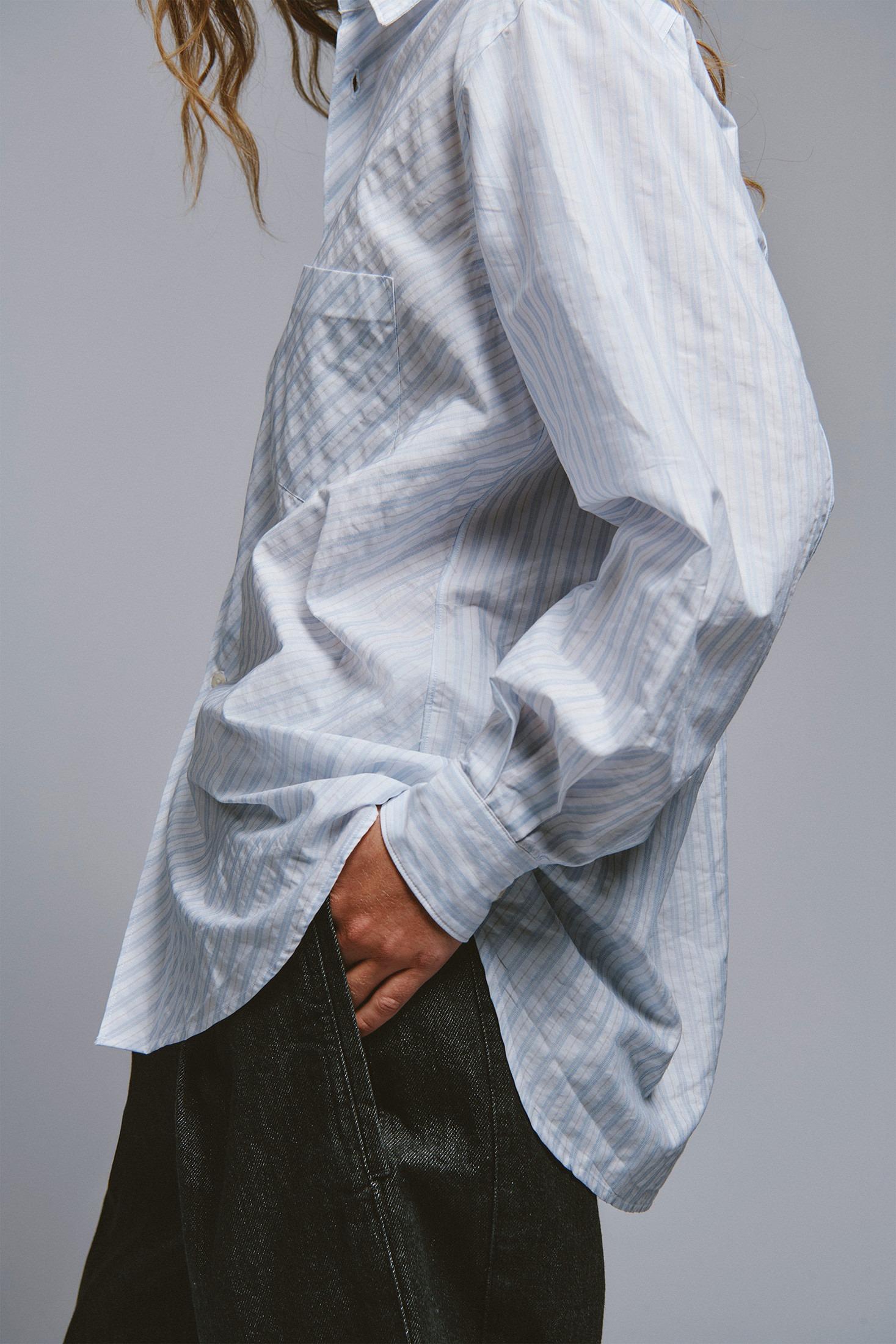 EVA X ROY ROGER'S -CAMICIA GARÇON A RIGHE RND90352T8180124 C0121 ROY ROGER'S 