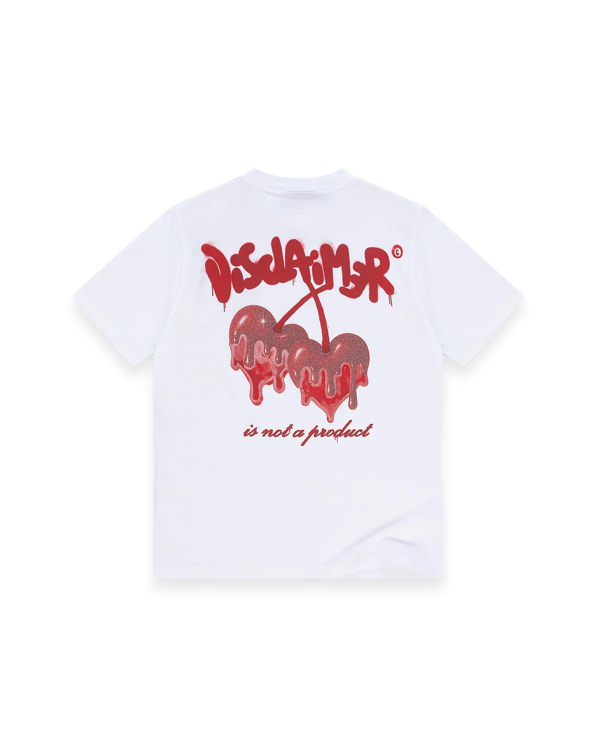 DISCLAIMER JERSEY T-SHIRT 55664 BIANCA 26EDS55664 BIANCO DISCLAIMER 