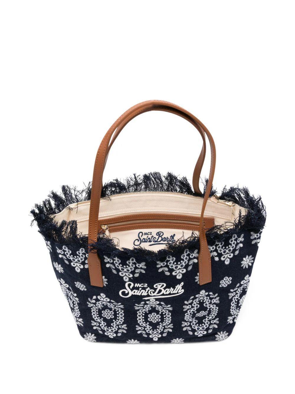MC2 SAINT BARTH<BR/>Borsa sopping City Bag Mid Fringe CBF000101773L CBF0001 01773L MC2 SAINT BARTH 