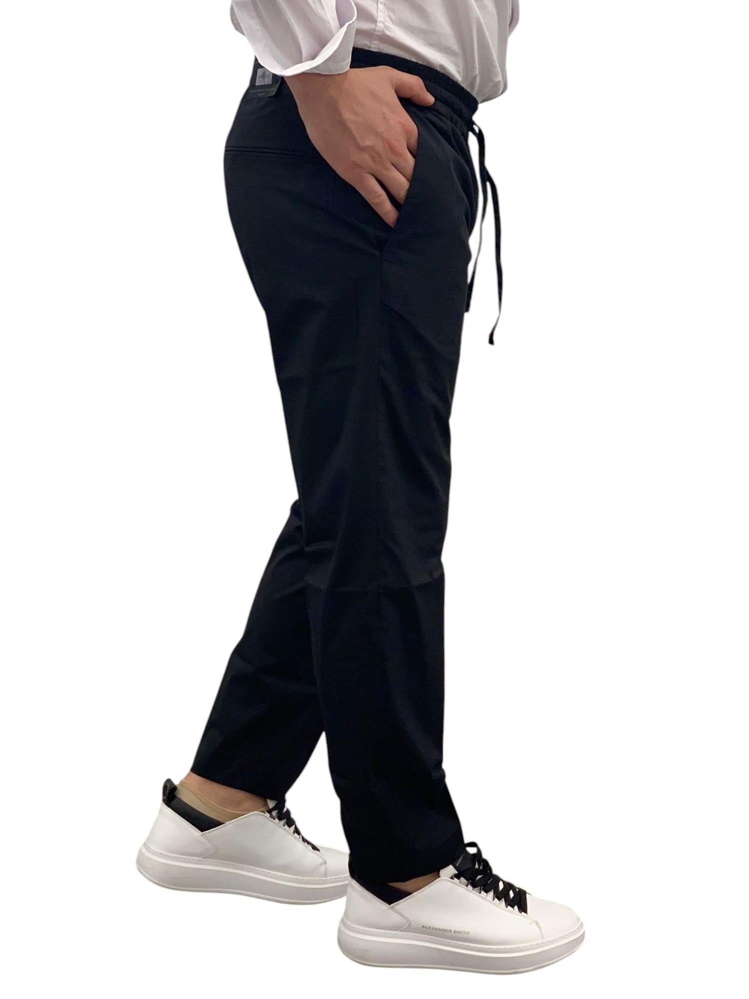 pantalone coulisse mc-adam/3945 nero MCADA3945S25 019 MICHAEL COAL 