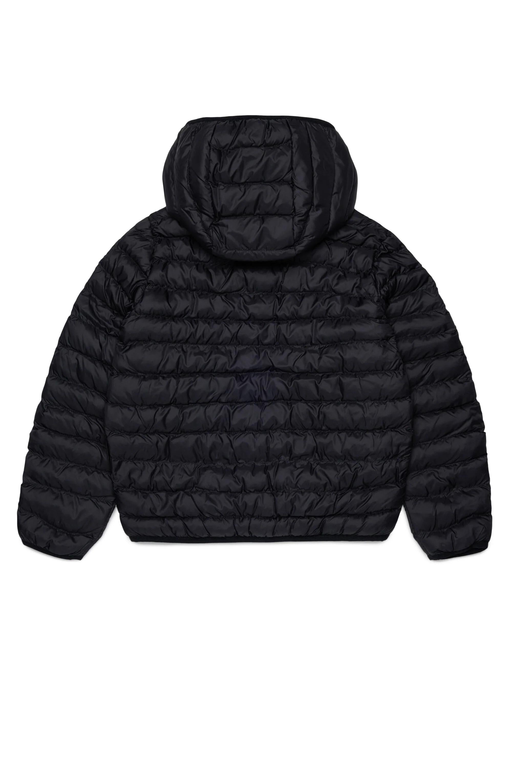 DSQUARED2<BR/>Giacca imbottita con logo stampato nero DQ3232-D0ABC DQ900 DSQUARED KID 