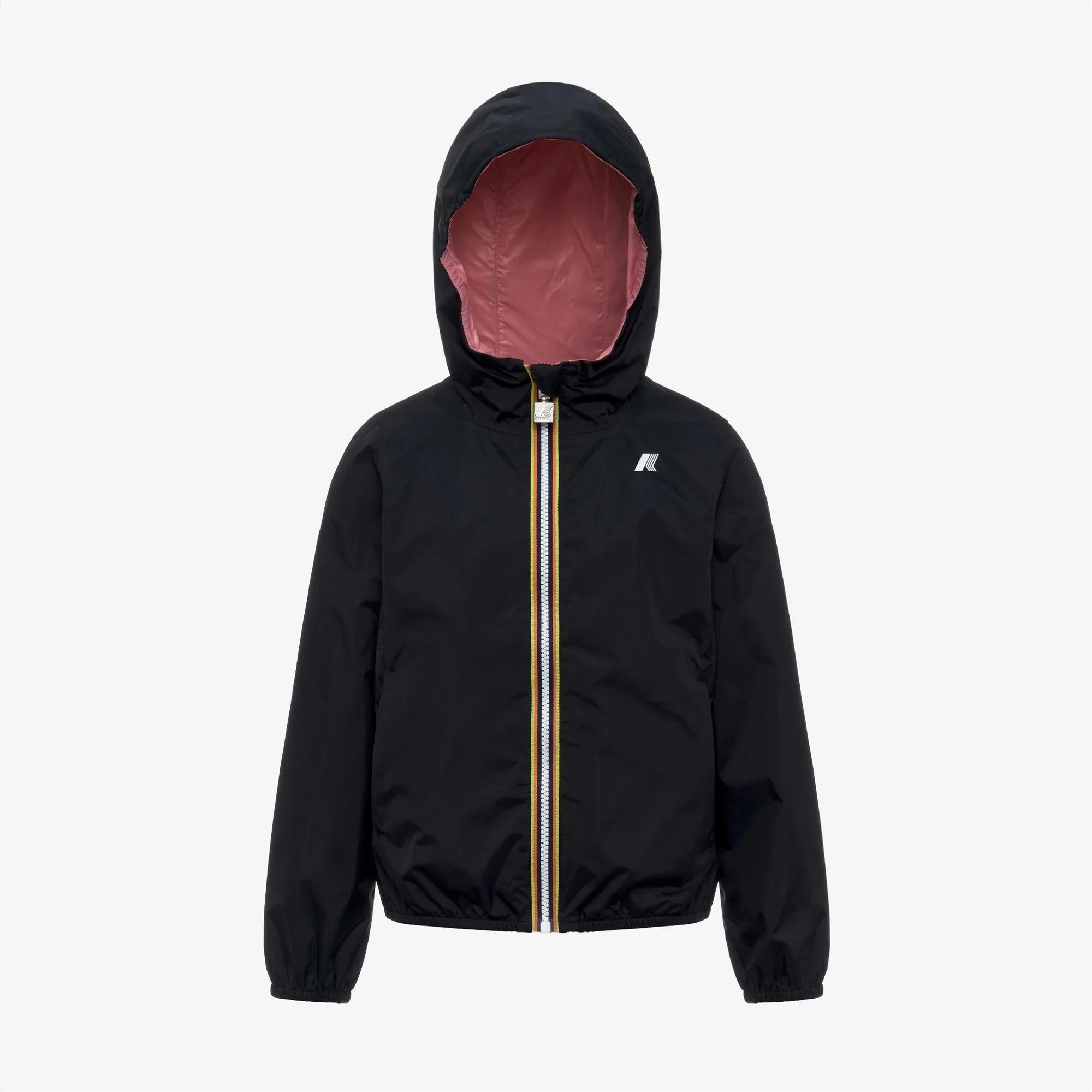 P. LILY PLUS.2 REVERSIBLE<BR/>BLACK PURE-PINK GERANIUM K61313W C62 K-WAY 