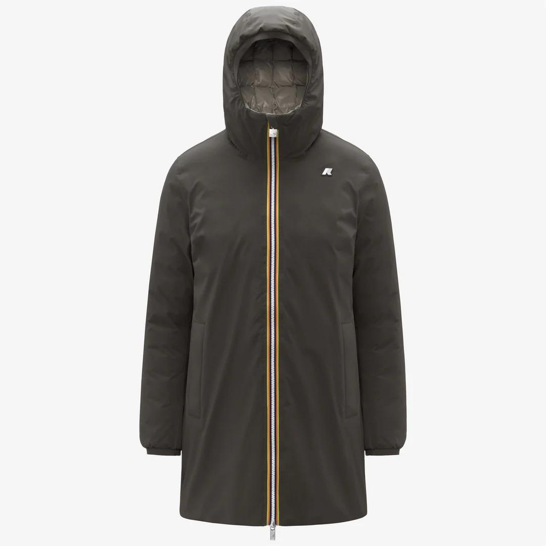 SOPHIE ST THERMO REVERSIBLE<BR/>BLACK OLIVE-GREEN OAK K8134DW B42 K-WAY 