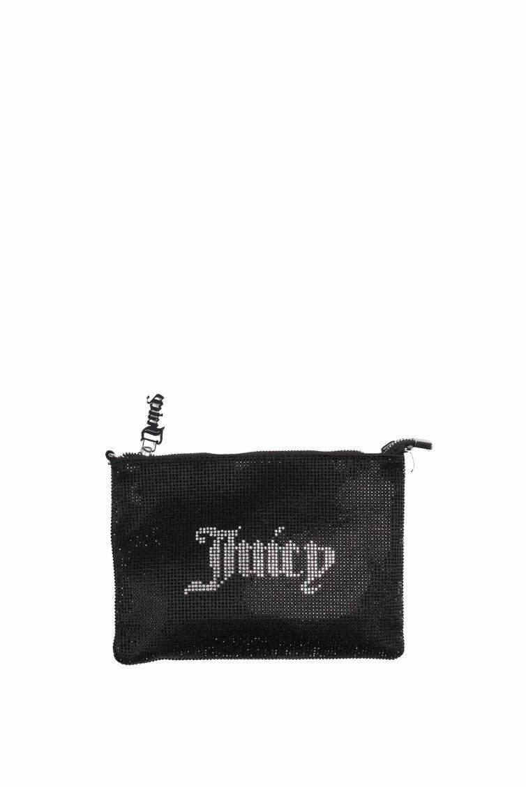 JUICY COUTURE<BR/>W MIA FLAT POUCH BLACK-BLACK BEJ1M8782WP O000 JUICY COUTURE 